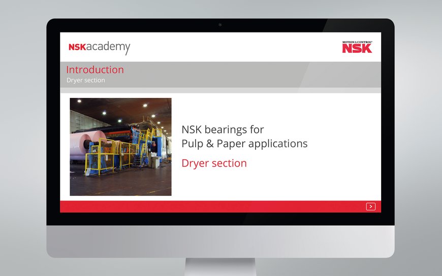 Nouvelle formation NSK Academy destiné à l´industrie papetière